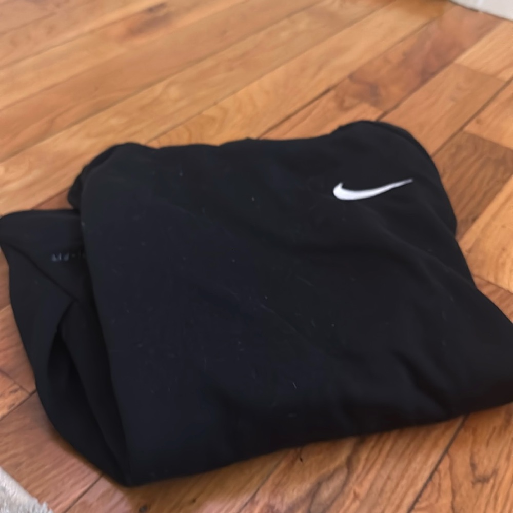 Black oversized Nike hoodie